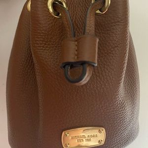 Michael Kors Genuine leather bucket bag